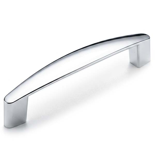 Metal Style Maniglia per Mobili in Zama MOD. 2344/2345 Cromo Lucido